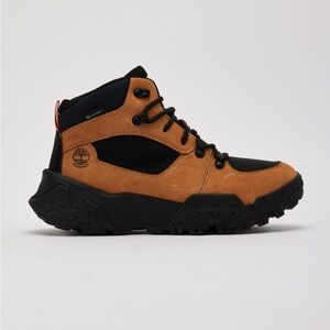 NWOT Timberland Motion Scramble Mid Waterproof Brown Black Hiker Boots Size 13